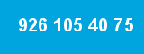 926 105 40 75